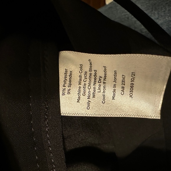 Talbots wide leg black dress pants size 2X - Picture 4 of 5